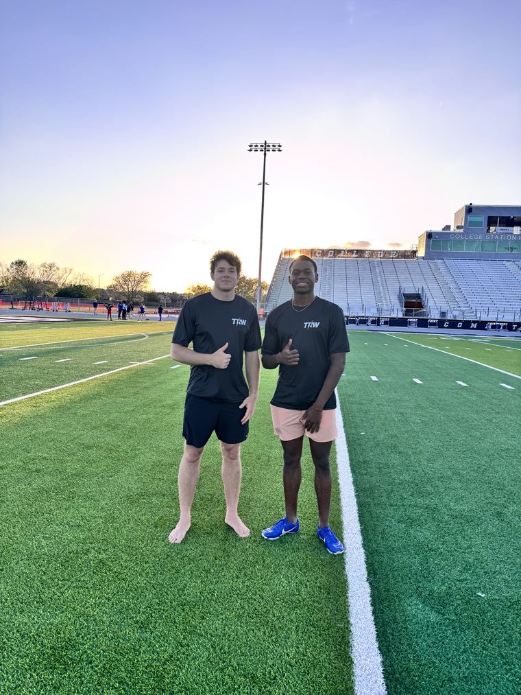 Issam Asinga and Luke Warrick
